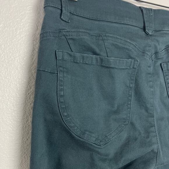 Democracy Women's Size 6 "Ab"solution® Colored Ankle Skimmer Pants Teal Blue - Picture 6 of 9